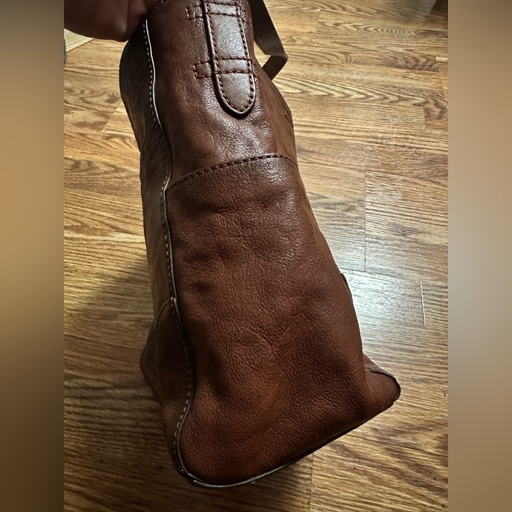 FRYE Leather Side Pocket Boho Purse - Picture 4 of 16